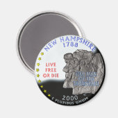 New Hampshire Magnet (Voorkant / Achterkant)