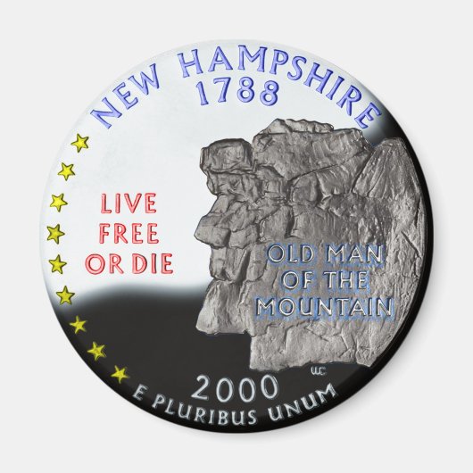 New Hampshire Magnet (Voorkant)