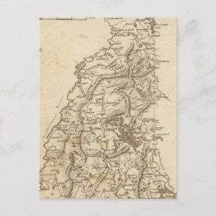 New Hampshire Map door Arrowsmith Briefkaart