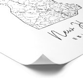 New Hampshire Minimal Street Map Poster (Hoek)