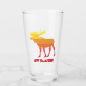 New Hampshire Moose Glas (Voorkant)