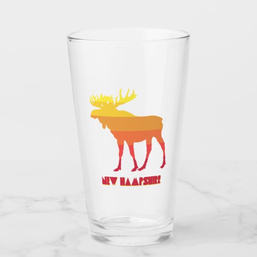 New Hampshire Moose Glas (Voorkant)