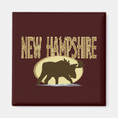 New Hampshire Moose Magneet (Voorkant)