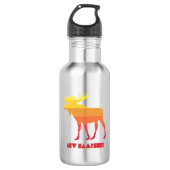 New Hampshire Moose Waterfles (Voorkant)