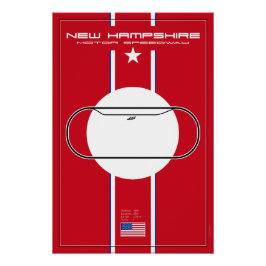New Hampshire Motor Speedway Perfect Poster