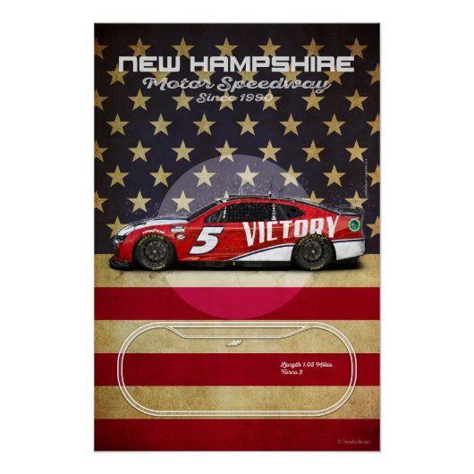 New Hampshire Motor Speedway Perfect Poster (Voorkant)