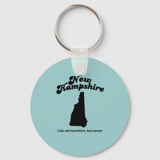 New Hampshire Motto- like old Hampshire but new Sleutelhanger (Voorkant)