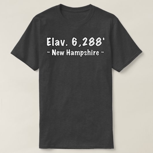 New Hampshire Mount Washington 6288 T-shirt (Design voorkant)