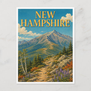 New Hampshire Mount Washington GeoSaga Briefkaart
