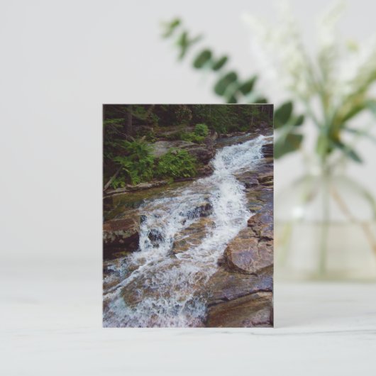 New Hampshire Mountain Water Briefkaart (Staand voorkant)