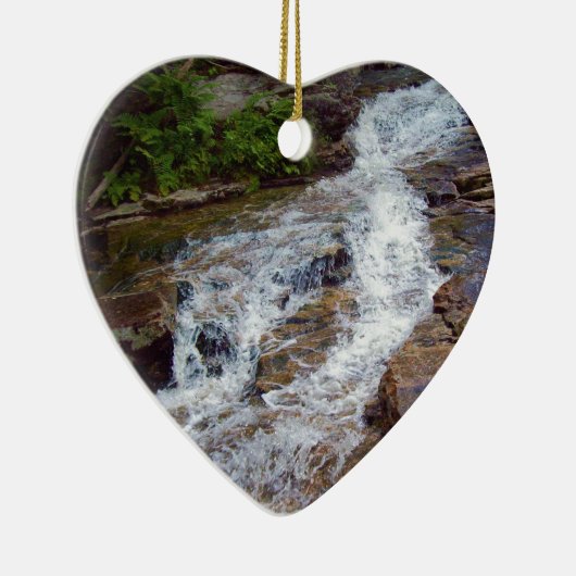 New Hampshire Mountain Water Keramisch Ornament (Rechts)