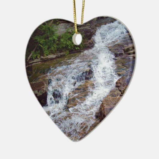 New Hampshire Mountain Water Keramisch Ornament (Links)