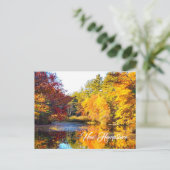New Hampshire najaar Briefkaart (Staand voorkant)
