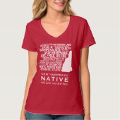 New Hampshire Native Live Free of Die T-shirt (Voorkant)