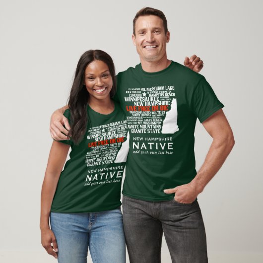 New Hampshire Native Live Free of Die T-shirt (Unisex)