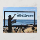 New Hampshire, New Castle Great Island Sculpture Briefkaart (Voorkant)