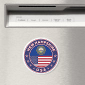 New Hampshire, New Hampshire sticker, Magneet (Insitu (Vaatwasser))