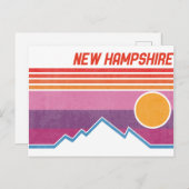  New Hampshire NH Granite State Souvenir Briefkaart (Voorkant / Achterkant)