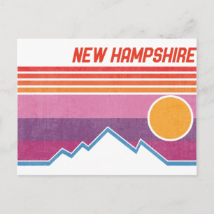 New Hampshire NH Granite State Souvenir Briefkaart
