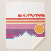  New Hampshire NH Granite State Souvenir Sherpa Deken (Voorkant)