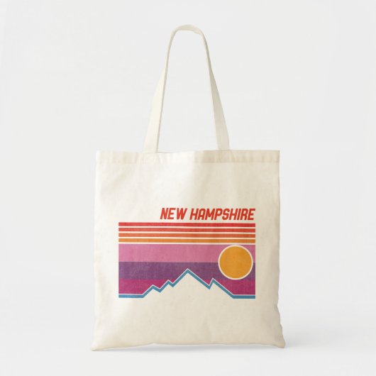  New Hampshire NH Granite State Souvenir Tote Bag (Voorkant)