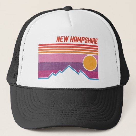  New Hampshire NH Granite State Souvenir Trucker Pet (Voorkant)