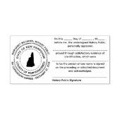 New Hampshire notaris publieke erkenningsstempel Zelfinktende Stempel (Design)