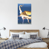 New Hampshire Octopus Scene Canvas Afdruk (Insitu (Slaapkamer))