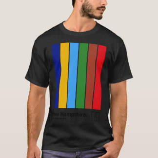 New Hampshire Originele vlag Esthetische kleuren D T-shirt