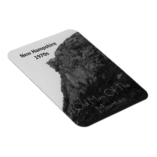 New Hampshire oud man van de berg Magneet (Rechterzijde)