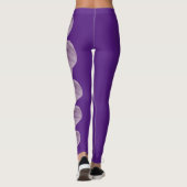 New Hampshire Paarse Lila Leggings (Achterkant)