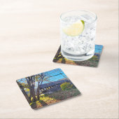New Hampshire Park Bridge Kartonnen Onderzetters (Insitu)