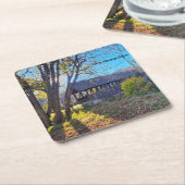 New Hampshire Park Bridge Kartonnen Onderzetters (Schuin)