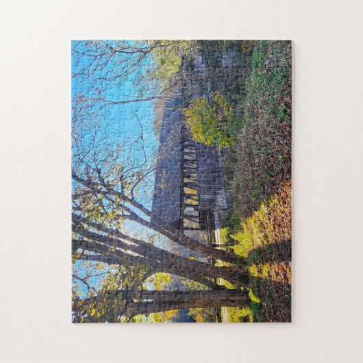 New Hampshire Park Bridge Legpuzzel (Verticaal)