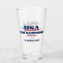 New Hampshire patriottische trots gepersonaliseerd