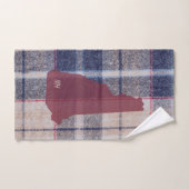 New Hampshire Plaid Personalized Hand Towel Handdoek (Handdoek)