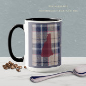 New Hampshire Plaid With State Outline Mug Mok