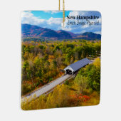 New Hampshire Plymouth Smith Bridge Keramisch Ornament (Rechts)