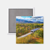 New Hampshire Plymouth Smith Bridge magneet (Voorkant / Achterkant)