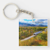 New Hampshire Plymouth Smith Bridge Sleutelhanger (voorkant)