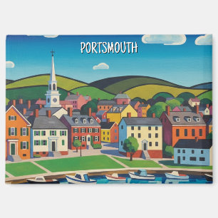 New Hampshire Portsmouth Reis Magneet