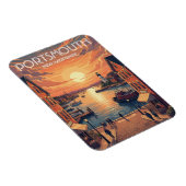 New Hampshire Portsmouth Reizen Magneet (Rechterzijde)