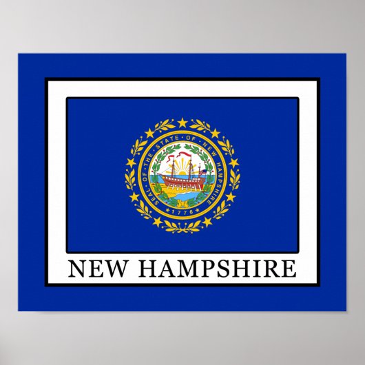 New Hampshire Poster (Voorkant)