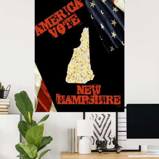 NEW HAMPSHIRE POSTER (Thuiskantoor)
