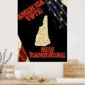 NEW HAMPSHIRE POSTER (Keuken)