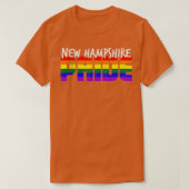 New Hampshire Pride LGBT Flag T-shirt (Design voorkant)