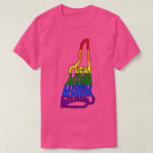 New Hampshire Pride T-shirt (Design voorkant)