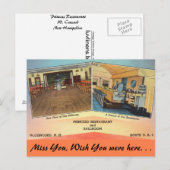 New Hampshire, Princess Restaurant, Concord Briefkaart (Voorkant / Achterkant)