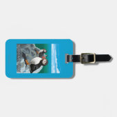 New Hampshire Puffins Scene Bagagelabel (Voorkant horizontaal)