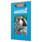 New Hampshire Puffins Scene Klembord (Links)